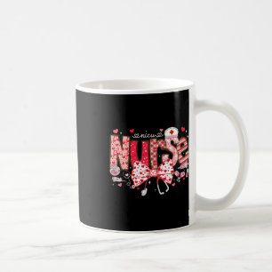 Nicu Nurse Stethoscope Coquette Bow Heart Valentin Kaffeetasse
