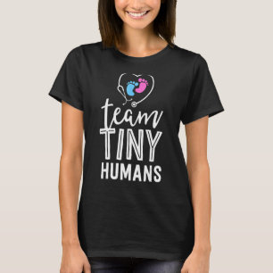 Nicu Nurse Team Tiny Humans Neonatal Icu Nursing T-Shirt