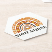NICU Nurse Vintag Rainbow Untersetzer (angewinkelt)