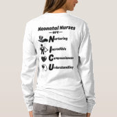 NICU Nurses Langärmeliges Shirt (Rückseite)