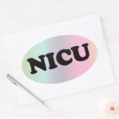 NICU OVALER AUFKLEBER (Umschlag)
