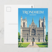 Nidarosdom Norwegen Postkarte (Vorne/Hinten)