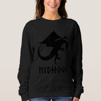 Nidhogg  Norse Mythology Dragon Yggdrasil Viking H Sweatshirt