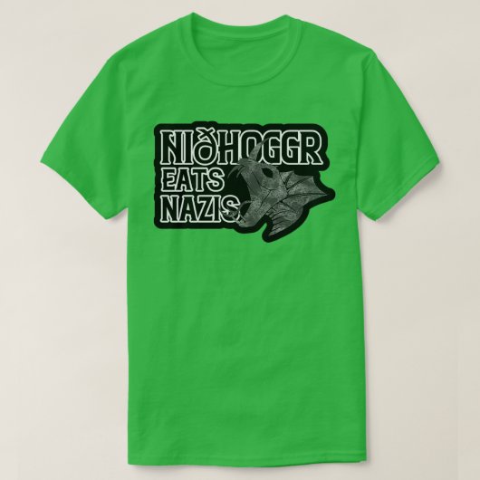 Nidhoggr Eats Nazis T-Shirt (Design vorne)
