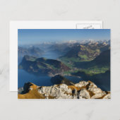 Nidwalden Staat Schweiz vom Pilatus Postkarte (Vorne/Hinten)