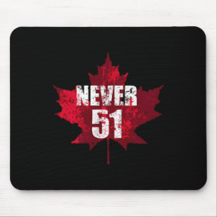 Nie 51 Kanada Ahornleder Vintage gestörte Cana Mousepad