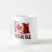 Nie 51, kanadische Flagge, Kaffeetasse (Vorderseite Links)