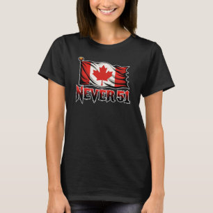 Nie 51, kanadische Flagge, T-Shirt