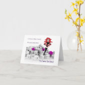 Nie allein karte (Gelbe Blume)