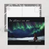 Nie allein postkarte (Vorne/Hinten)