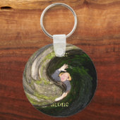 Nie allein Schlüsselanhänger (Vorderseite)