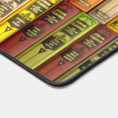 Nie alt werden - Bücher Schreibtischunterlage (Ecke)