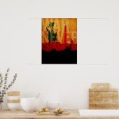 Nie Änderungen im Krieg Poster (Küche)