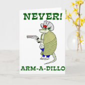 Nie Arm-A-Dillo Karte (Gelbe Blume)