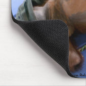 Nie auch ermüdet zum Party-Tier Mousepad (Ecke)