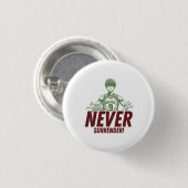 Nie Aufgeben Anime Basketball Button (Vorne & Hinten)