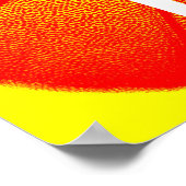 Nie aufgeben Erfolg Basketball Pop drucken Poster (Ecke)