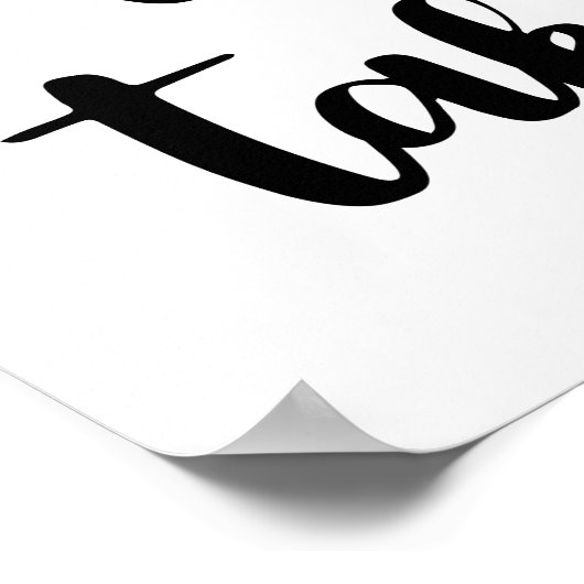 Nie aufgeben Großes braucht Zeit Poster (Ecke)