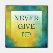 NIE AUFGEBEN MAGNET (Vorne)