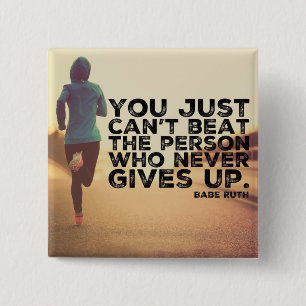 Nie aufgeben - Workout Workout Inspiration Button