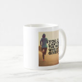 Nie aufgeben - Workout Workout Inspiration Kaffeetasse (VorderseiteRechts)