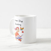 nie aufhören zu lesen kaffeetasse (Vorderseite Links)