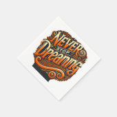 Nie aufhören zu träumen - Napkin Serviette (Ecke)