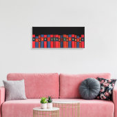 Nie das Lernen aufhören Leinwanddruck (Insitu (Wohnzimmer))