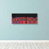 Nie das Lernen aufhören Leinwanddruck (Insitu (Holzboden))