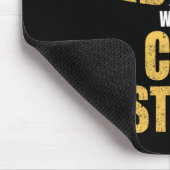 Nie den alten Mann unterschätzen, wenn der Cue Sti Mousepad (Ecke)