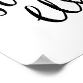 "Nie den Glanz für jemand anderen verlieren" Poster (Ecke)