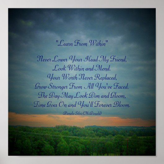 Nie den Kopf meines Freundes senken... Poster (Vorne)