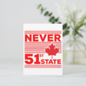Nie der 51. Staat Postkarte (Stehend Vorderseite)