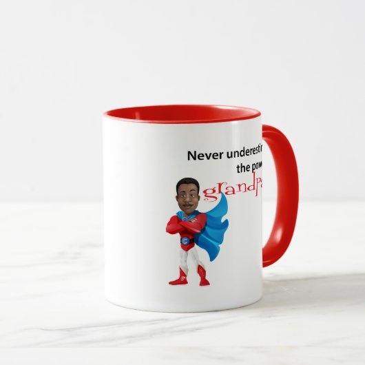 Nie die Grandpas-Tasse unterschätzen (OM) Tasse (VorderseiteRechts)