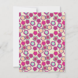 Nie ein Blumengarten versprochen Mitteilungskarte