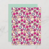 Nie ein Blumengarten versprochen Mitteilungskarte (Vorne/Hinten)