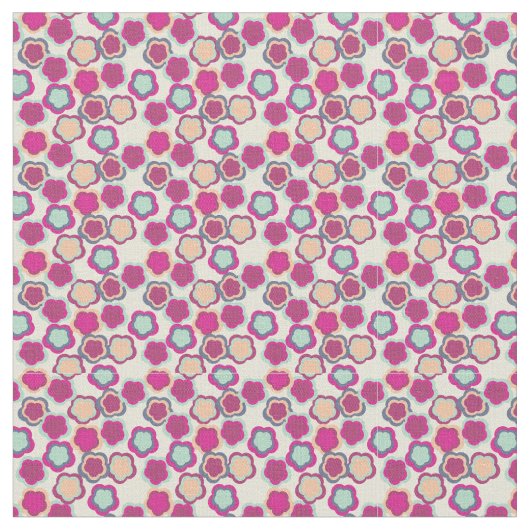 Nie ein Blumengarten versprochen Stoff (Nahaufnahme)