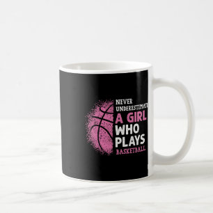 Nie ein Mädchen unterschätzen, das bysketbyll Gi s Kaffeetasse