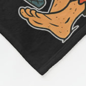 Nie einen alten Mann auf dem Himmel unterschätzen Fleecedecke (Ecke)