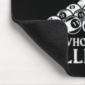 Nie einen alten Mann unterschätzen, der Billiard s Mousepad (Ecke)