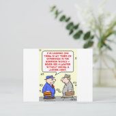 nie einen Anwalt sehen Postkarte (Stehend Vorderseite)