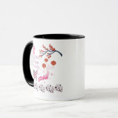 Nie endende Freundschaft schwarz & weiß Tasse (Vorderseite Links)