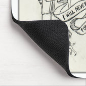 Nie Forgetsy Mousepad (Ecke)