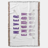 Nie genug Löffel Decke (Vorderseite Vertikal)