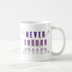 Nie genug Löffel Kaffeetasse