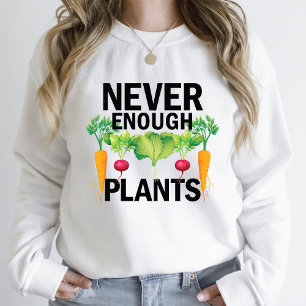 Nie genug Pflanze Gartenarbeit über Mama Weiß T-Shirt
