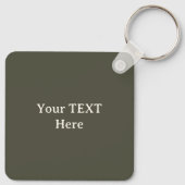 Nie genug Pflanze Schlüsselanhänger (Rückseite)