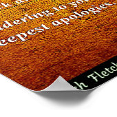 Nie genug poster (Ecke)
