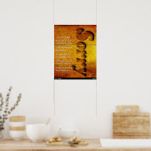Nie genug poster (Küche)