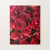 Nie genug Rote Rose Blume Puzzle (Vertikal)